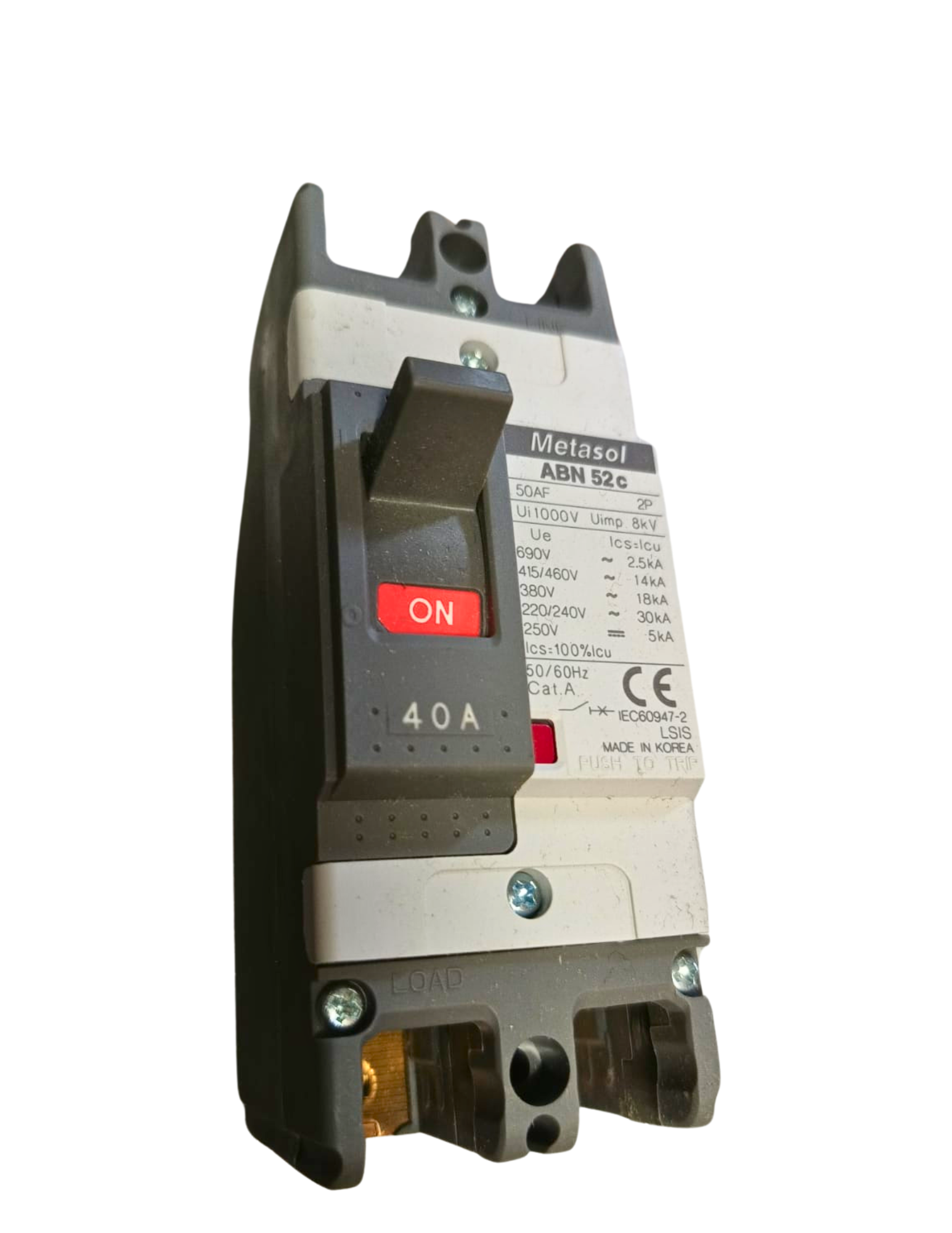 Alm Interruptor Termomagnetico Caja Moldeada 2 Polos, Marca Ls, De 40 Amp. Icu:(30Ka/230V - 14Ka/440V).