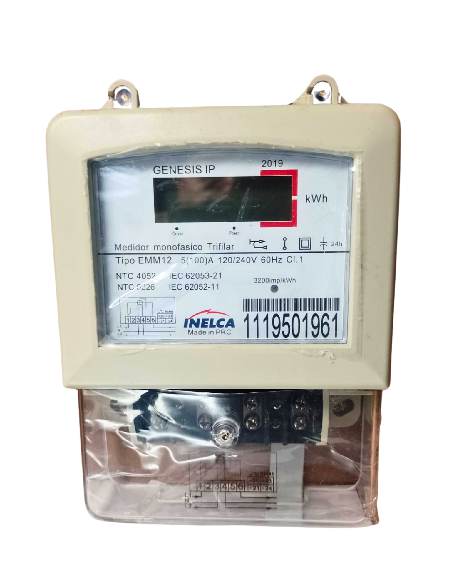 Alm Medidor Génesis Ip, Tipo 2, Es Un Monofásico Trifilar 240V., 5(100)A